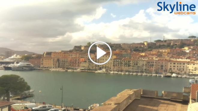 Elba Webcam: La Darsena di Portoferraio - Isola d'Elba