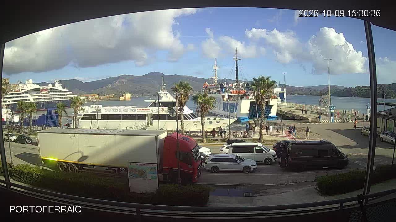 Elba Webcam: La Darsena di Portoferraio - Isola d'Elba