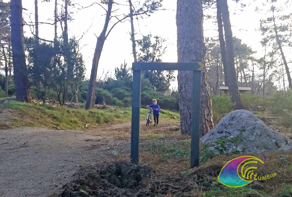 Sentiero per la chiesa di Santa Maria alle Piane al Canale