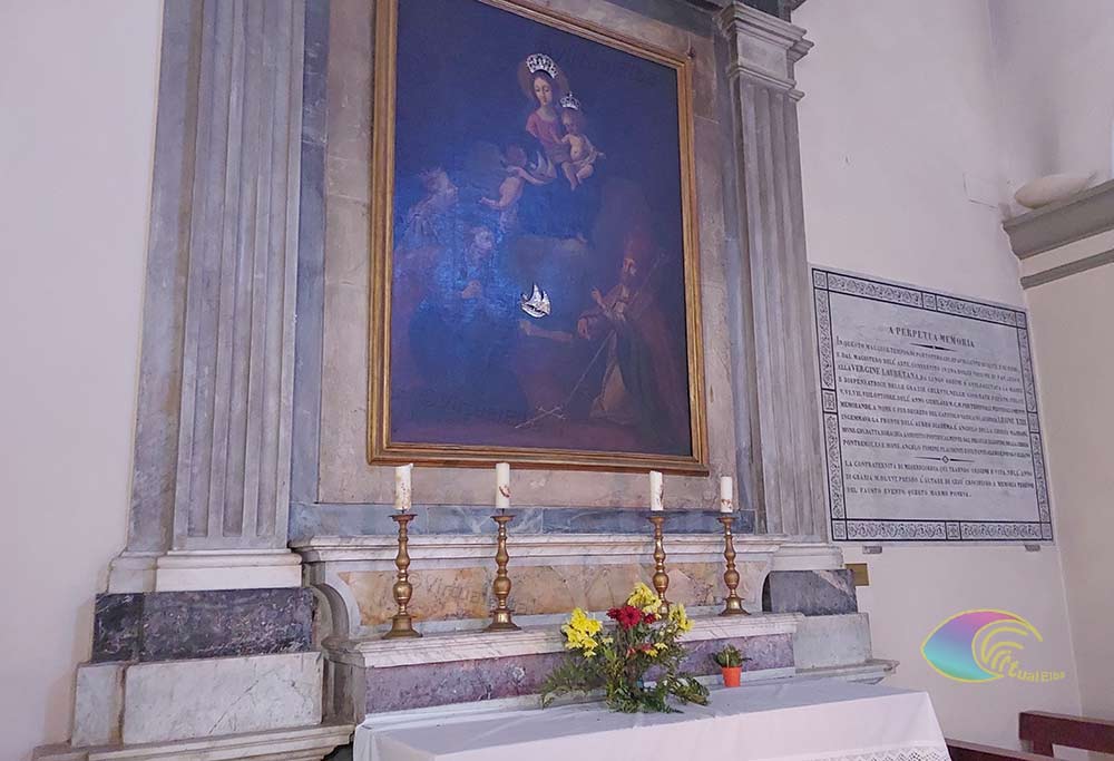 Altare dedicato alla Madonna del Buon Viaggio, detto dei “marinai”