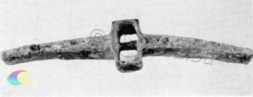 Ceppo di Ancora in bronzo con incasso rettangolare Relitto di Capo Enfola