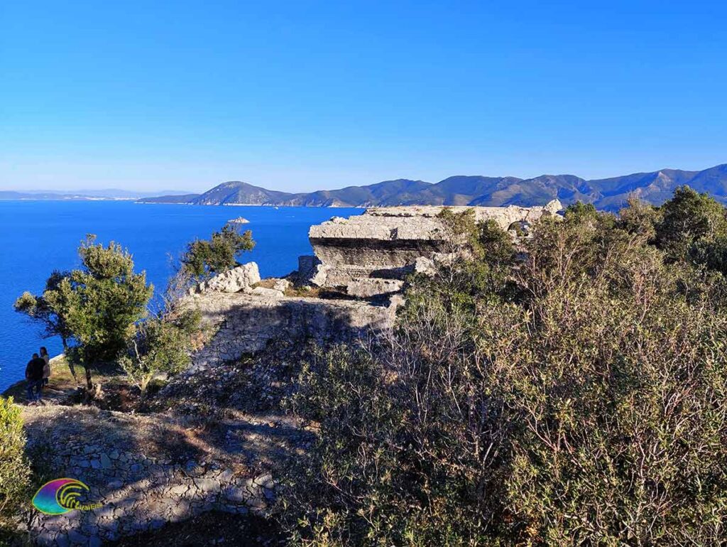 Posizione dominante sul mare dal Forte Montebello Portoferraio