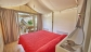 Interni tenda glamping Moorea Plus- Camping Scaglieri Village Biodola