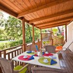 Veranda esterna Cottage Charme - Camping Scaglieri Village Biodola