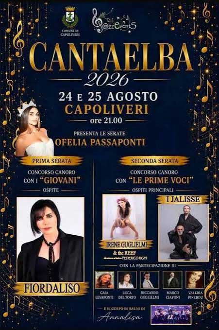 Canta Elba 2026